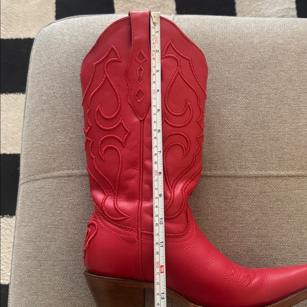 red cowboy boots - Picture 10 of 11